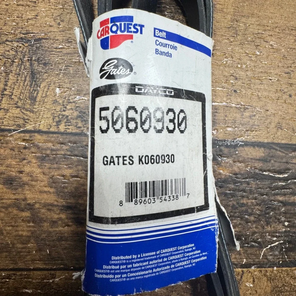 Gates 5060930‎ K060930 Micro V Serpentine Belt Drive Belt